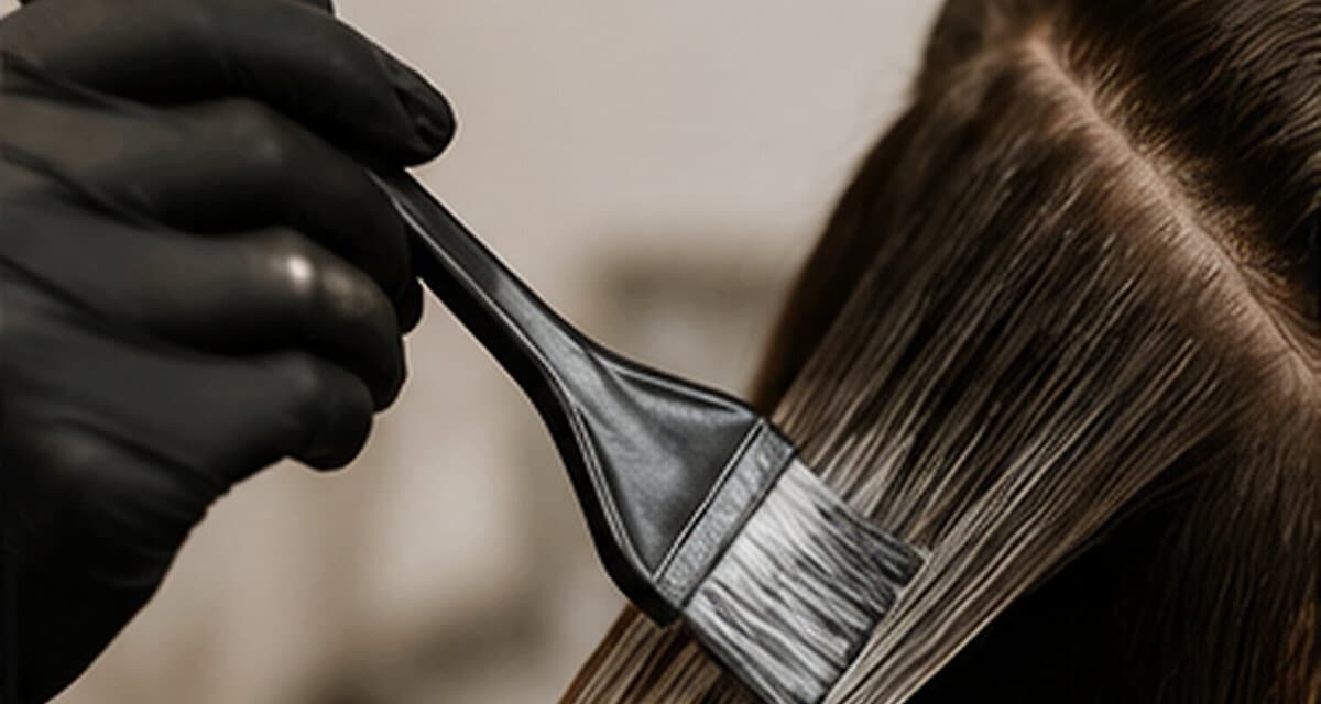Example of personalized hair color application